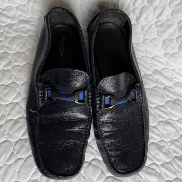 BUGATCHI Potenza Bit Leather Driver Shoes Made in Italy Size 10.5 main image 5
